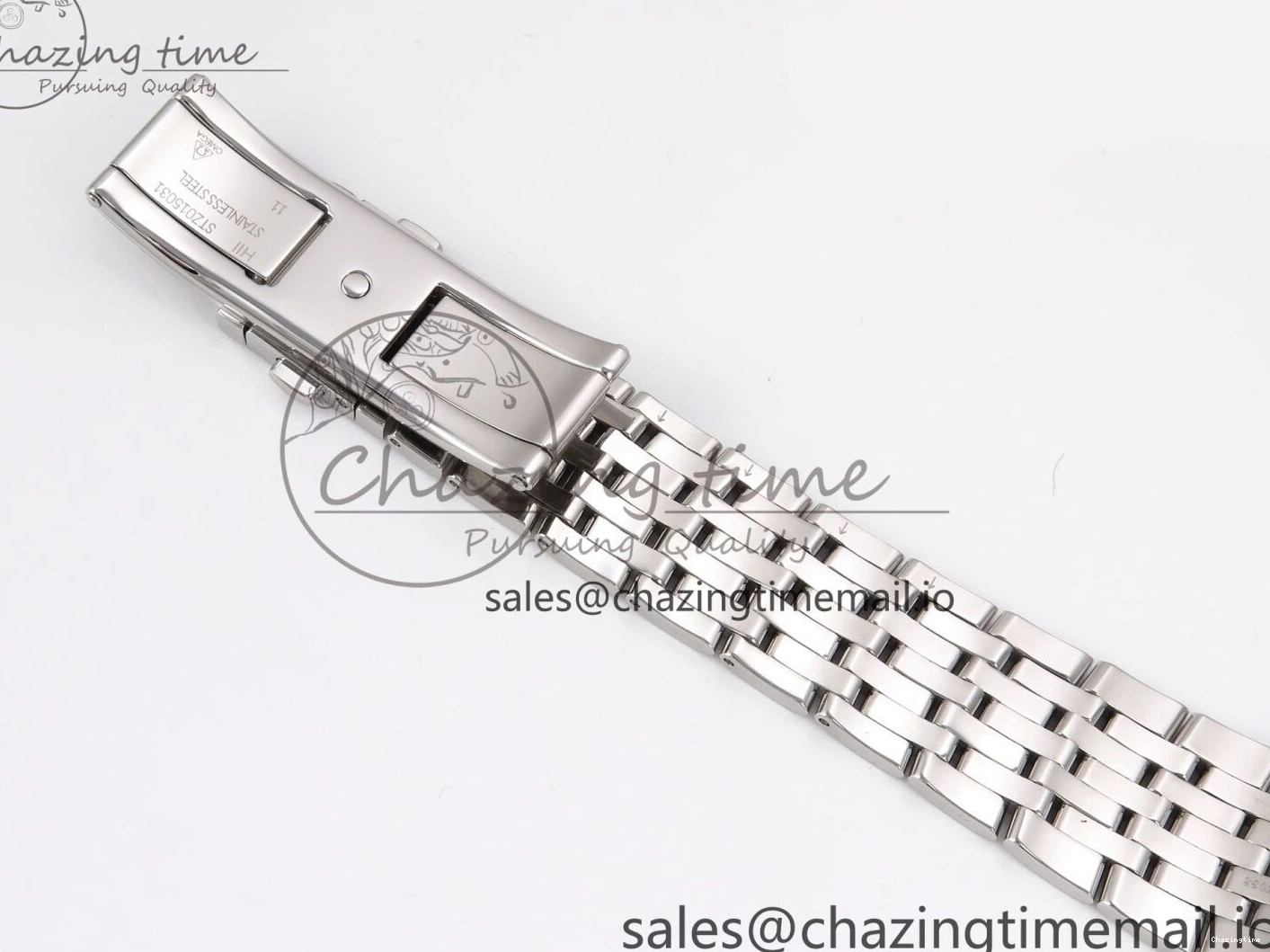 0317 Supportive De Ville Date SS VSF 1:1 Best Edition Blue Dial on SS Bracelet A 7700